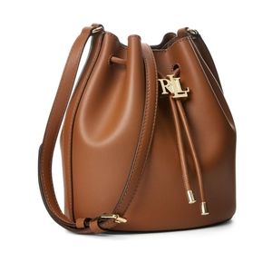 Ralph Lauren Leather Bucket Bag